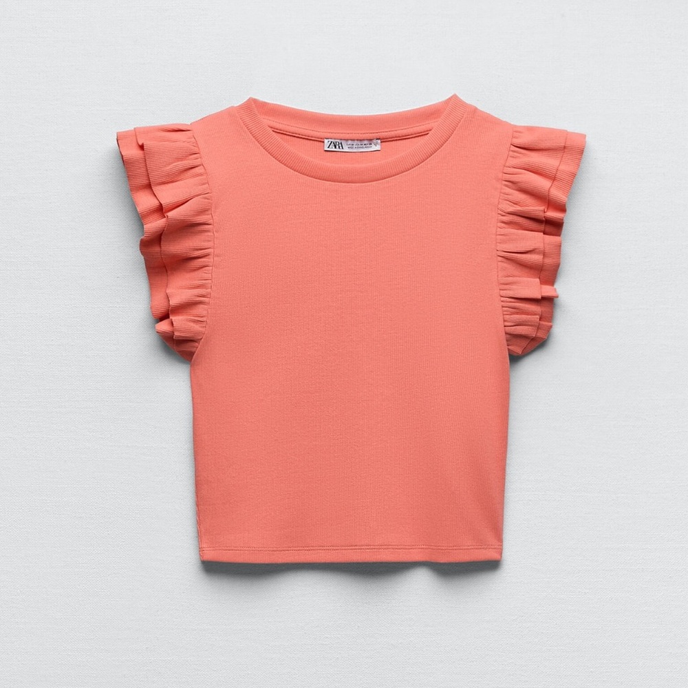 Zara cute orange top